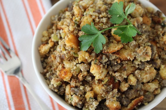 sausage-cornbread-stuffing-bowl