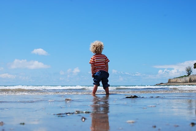 small waves beach