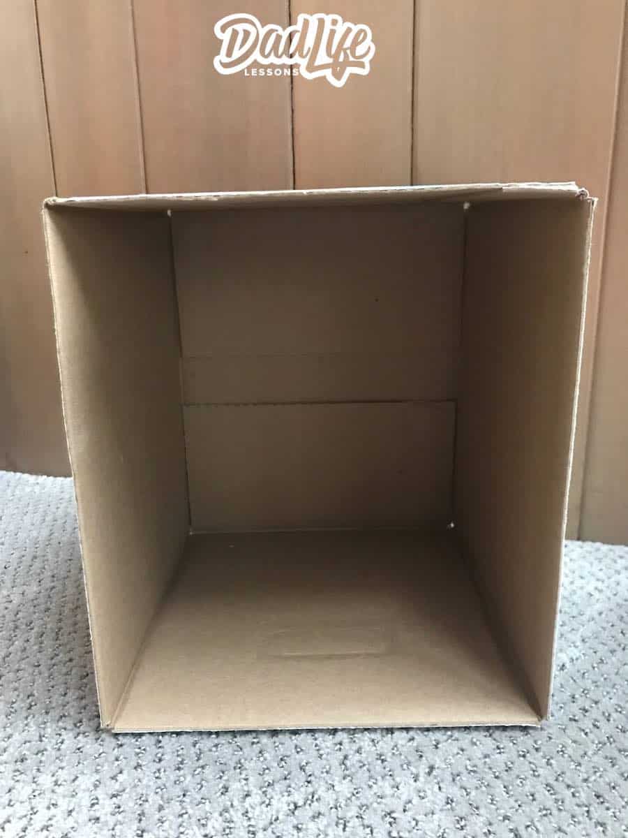 Make a dollhouse out deals of cardboard box