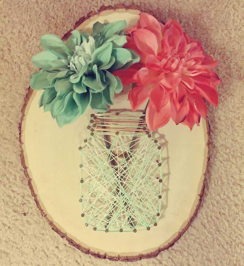 Mason Jar String Art 