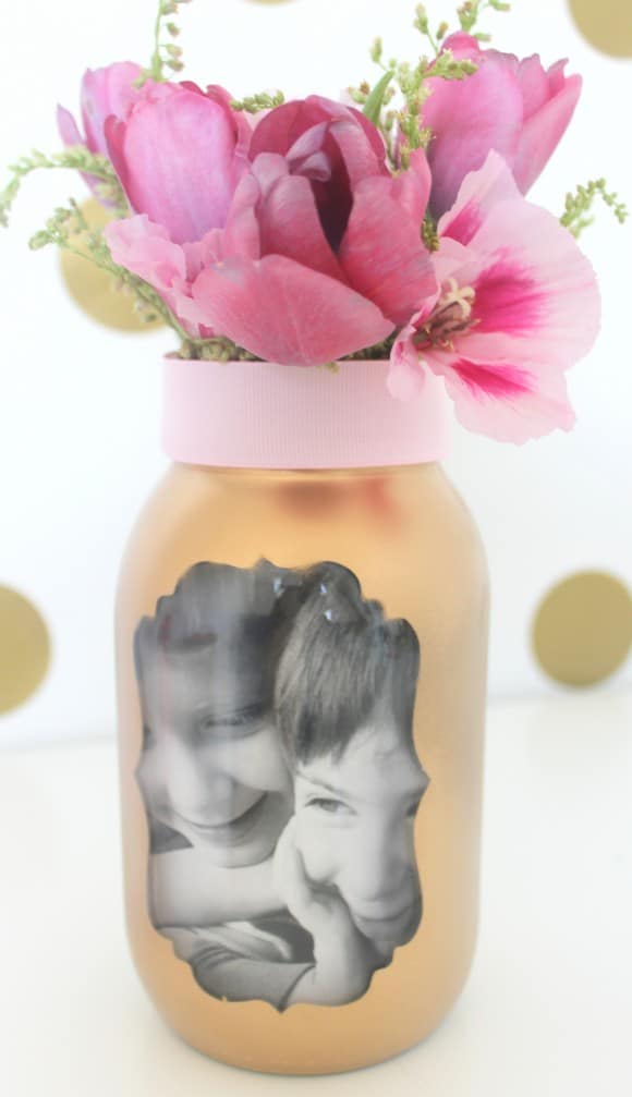 Mason Jar Vase