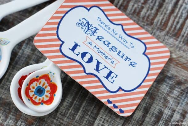 Measure of Moms love Easy Mothers day gift idea