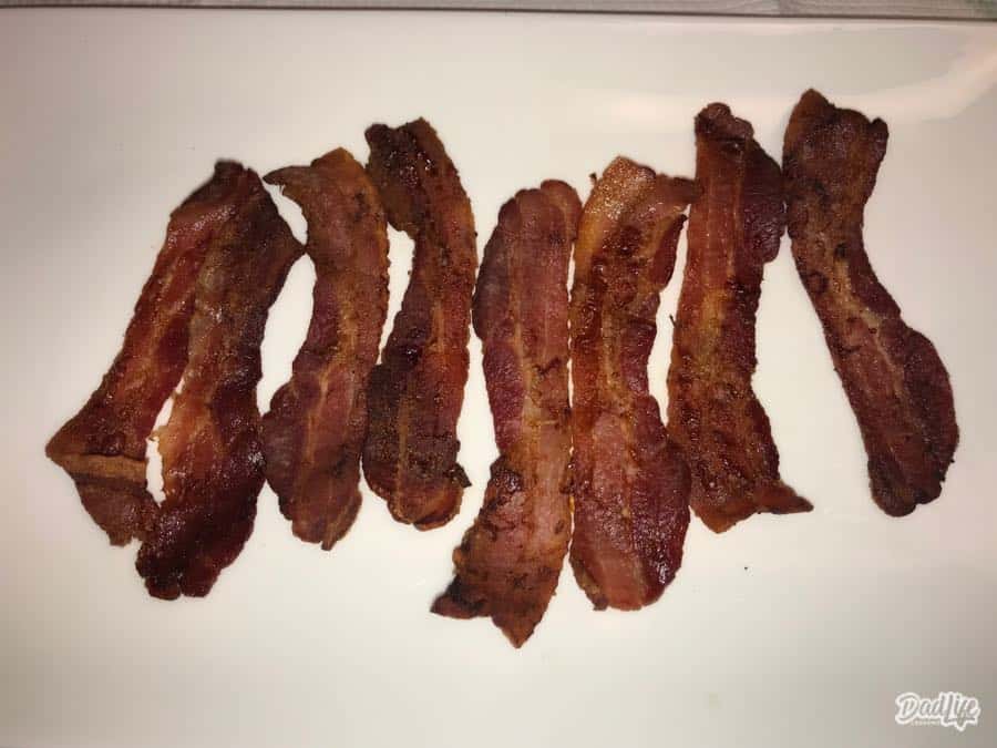 Bacon Cooked in Air Fryer