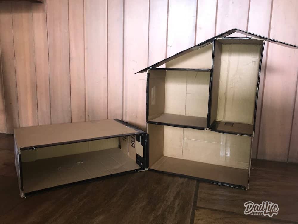 Cardboard Dollhouse