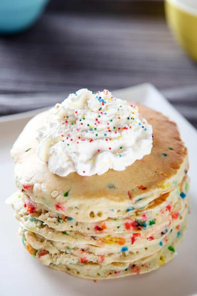 cake batter funfetti pancakes