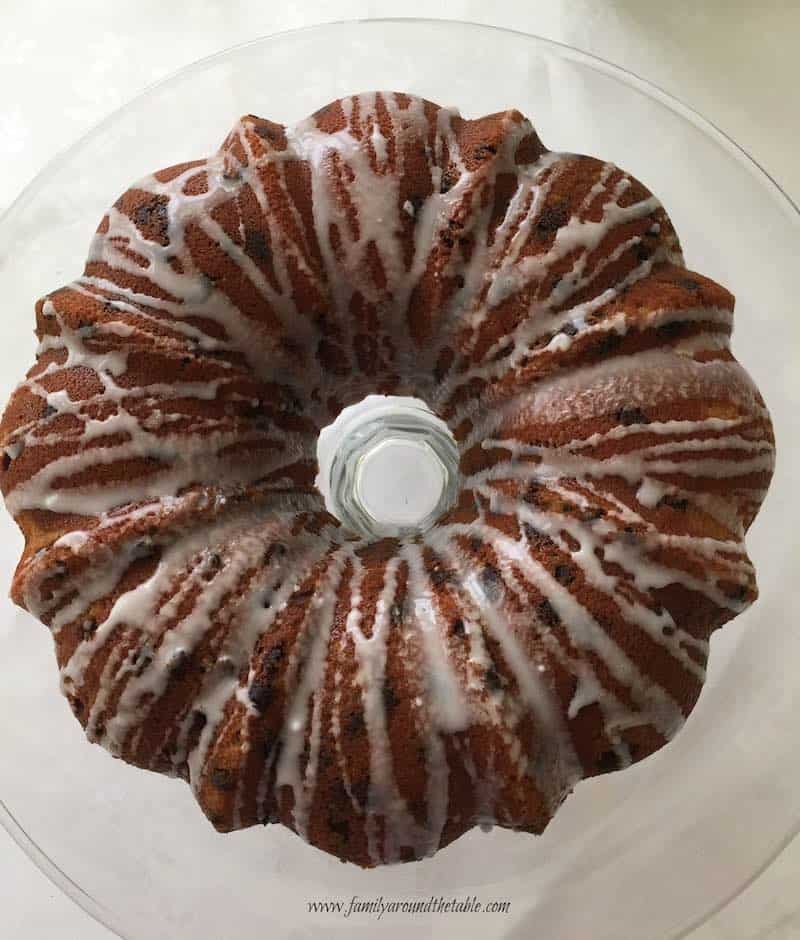 chocolate coffee pecan swirl coffee cake