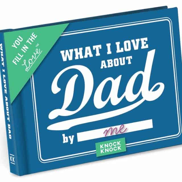 what i love about Dad journal