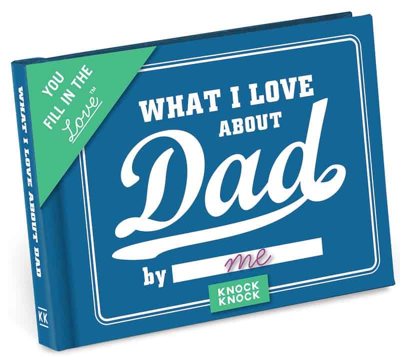 what i love about Dad journal