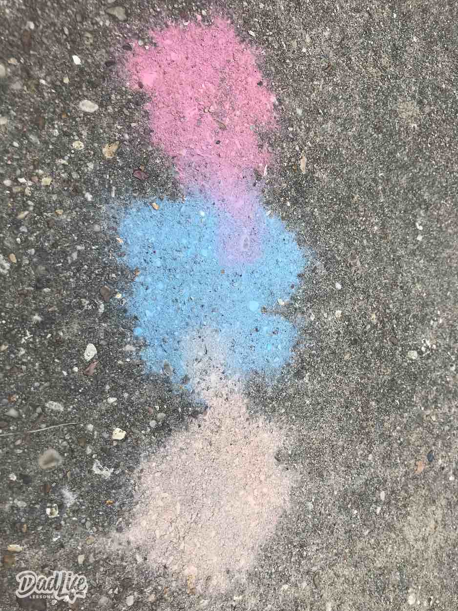 Homemade Sidewalk Spray Chalk