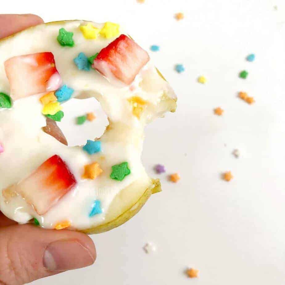 Fun Snacks For Toddlers - Pear Donuts