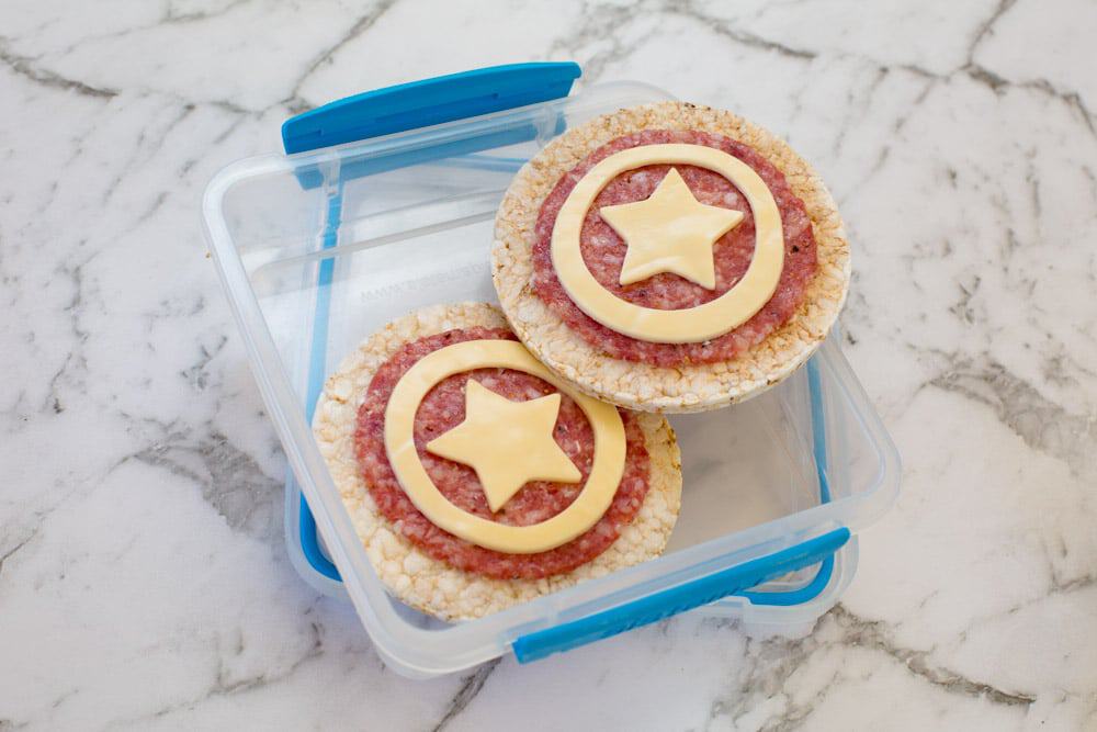 Fun Snacks For Toddlers - Avengers Shield Bites