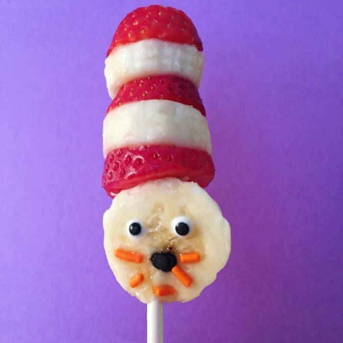 Fun Snacks For Toddlers - Cat In the Hat bites