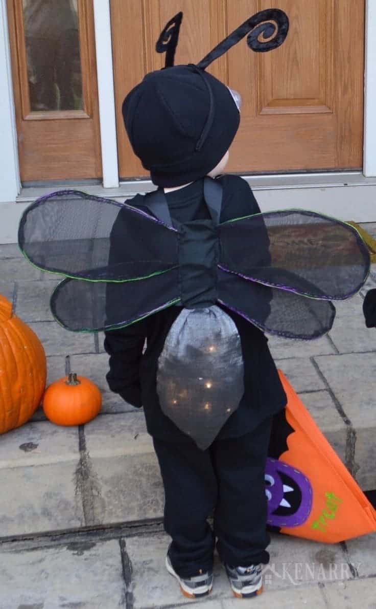 homemade firefly costume