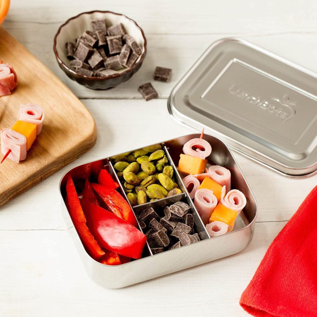 small stainless steel bento box