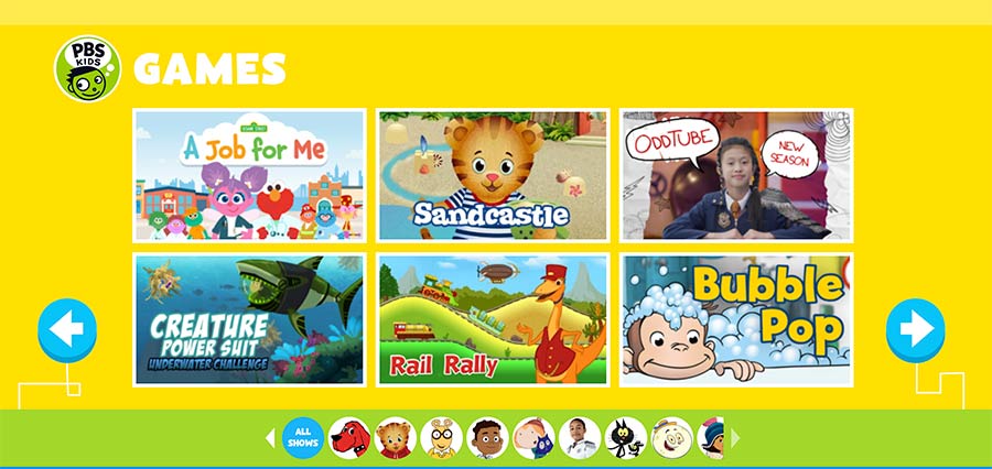 PBS kids games