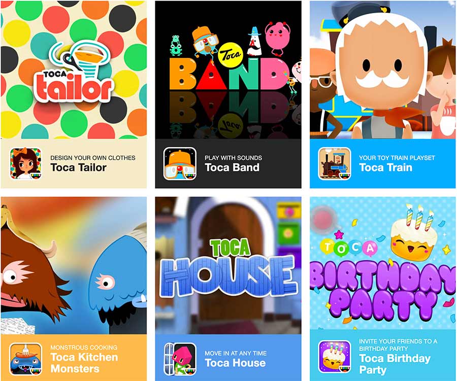 toca boca games apps