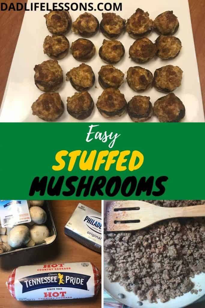 Easy Stuffed Mushrooms.