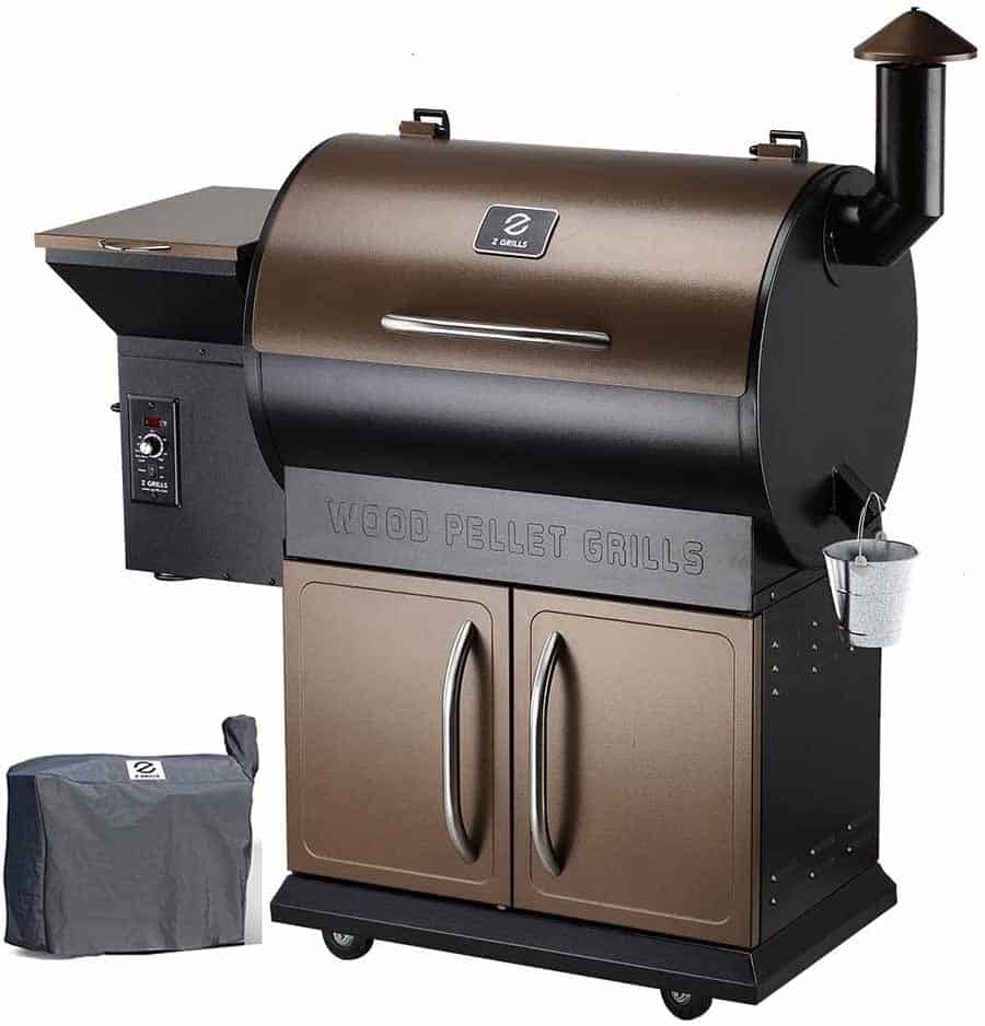 Zgrills wood pellet smoker grill combo