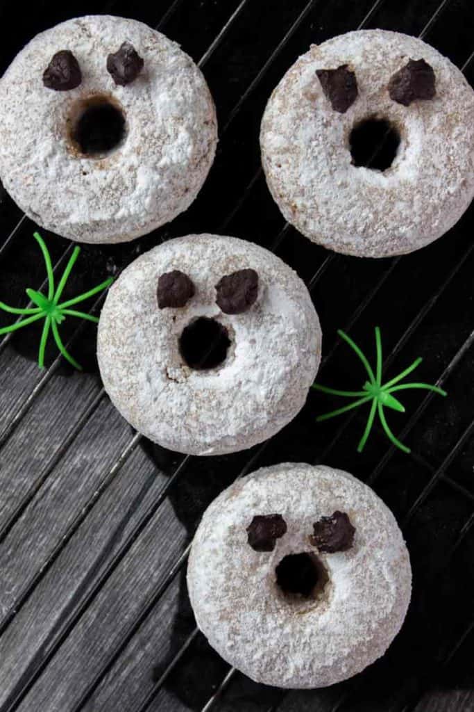 ghost donuts Halloween Baking Recipe