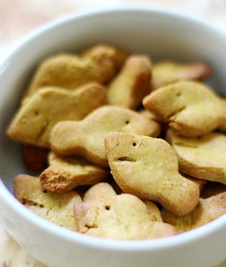 Easy homemade gold fish crackers