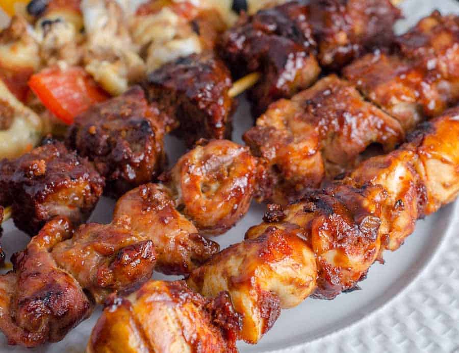 bacon wrapped kabobs