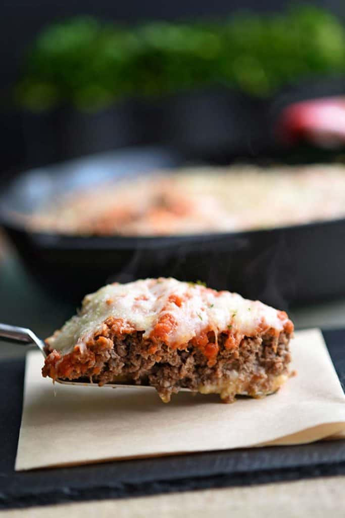 Meatza Pie With Ground Hamburger meat