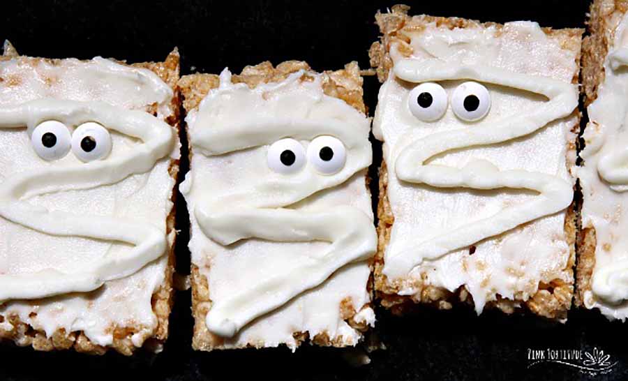 Mummy Rice Krispies Halloween Baking Recipe