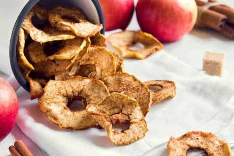 easy homemade apple chips snack