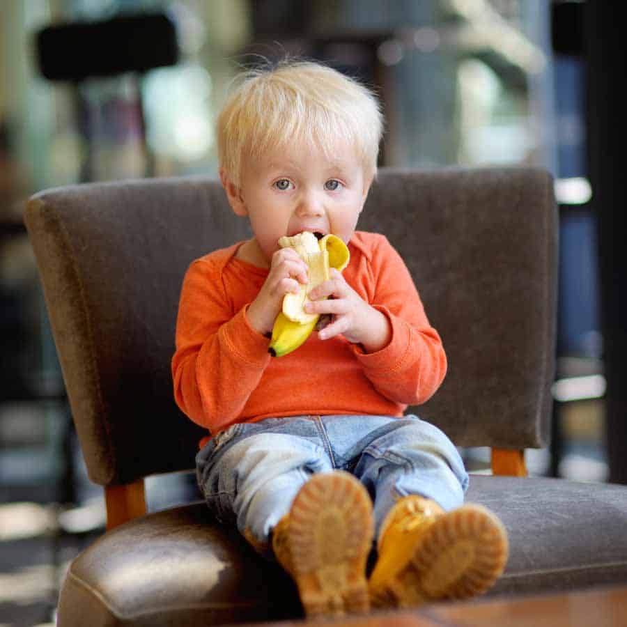 banana toddler snack