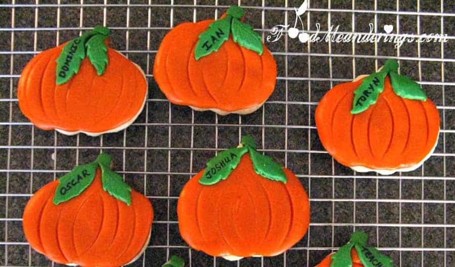 Pumpkin sugar cookies Halloween Baking Recipe