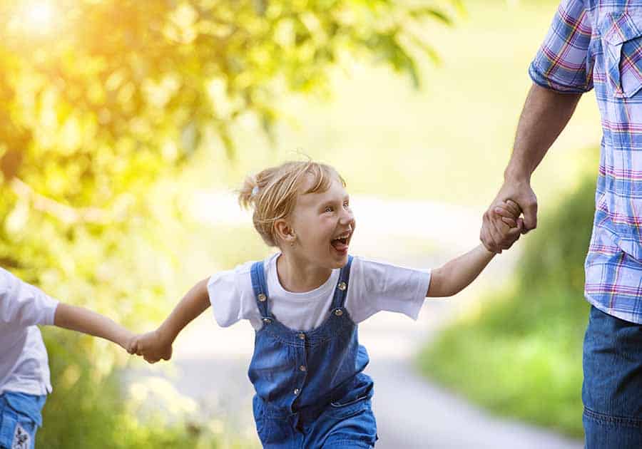 playing red rover fun outside game for kids