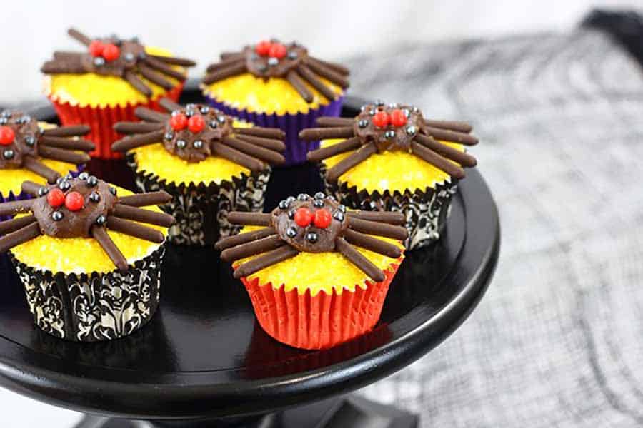 Spider cupcakes Halloween Baking Recipe