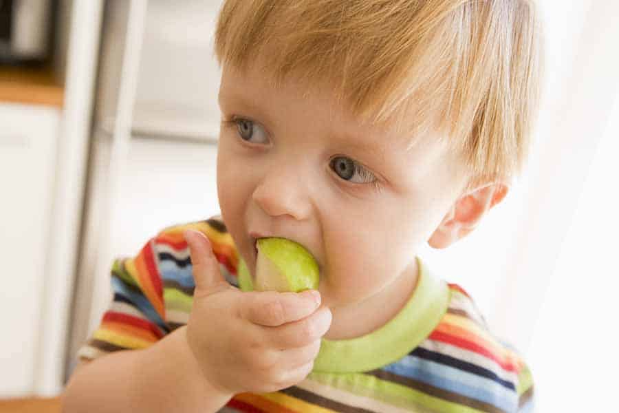 toddler eating
